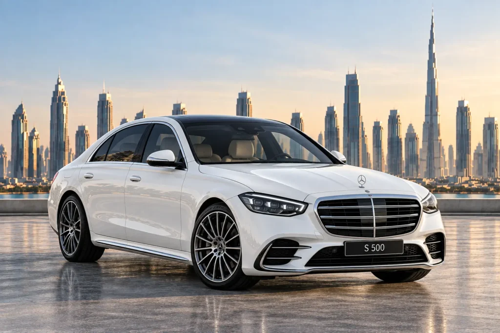 Mercedes Benz S 500 - Pearl White