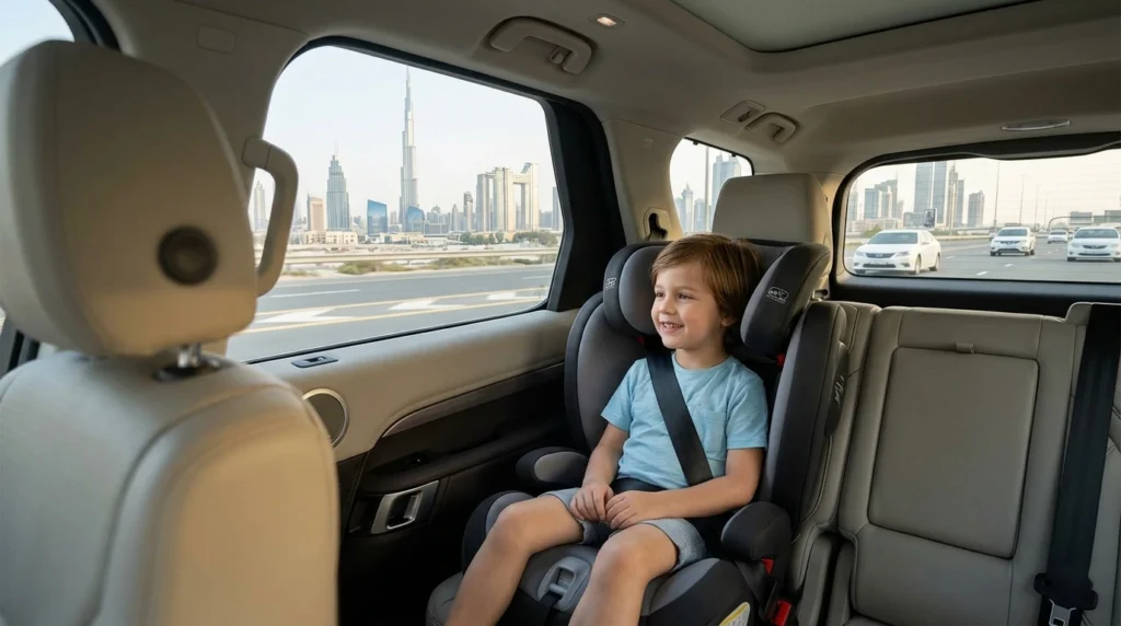 Rent a Car in Dubai with Child Booster