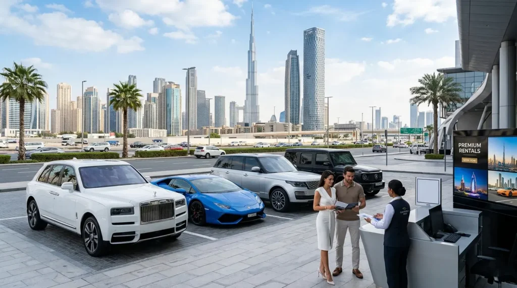 Top Car Rental Services in Dubai