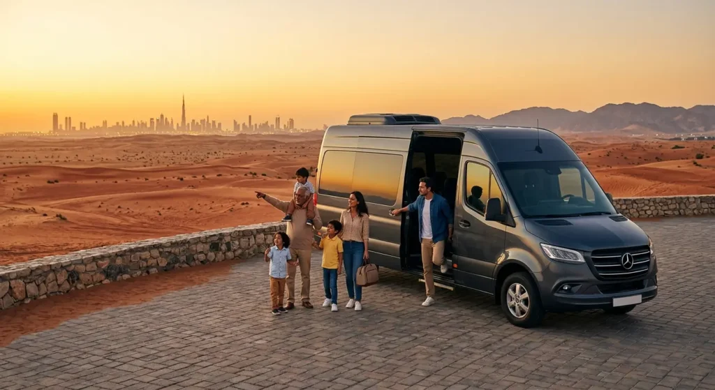 Van Rental Benefits While Touring Dubai