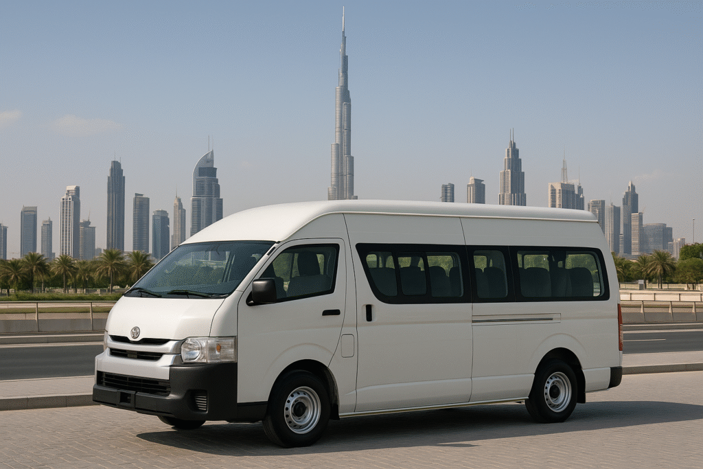 12 Seater Van Rental in Dubai gccdrive.com