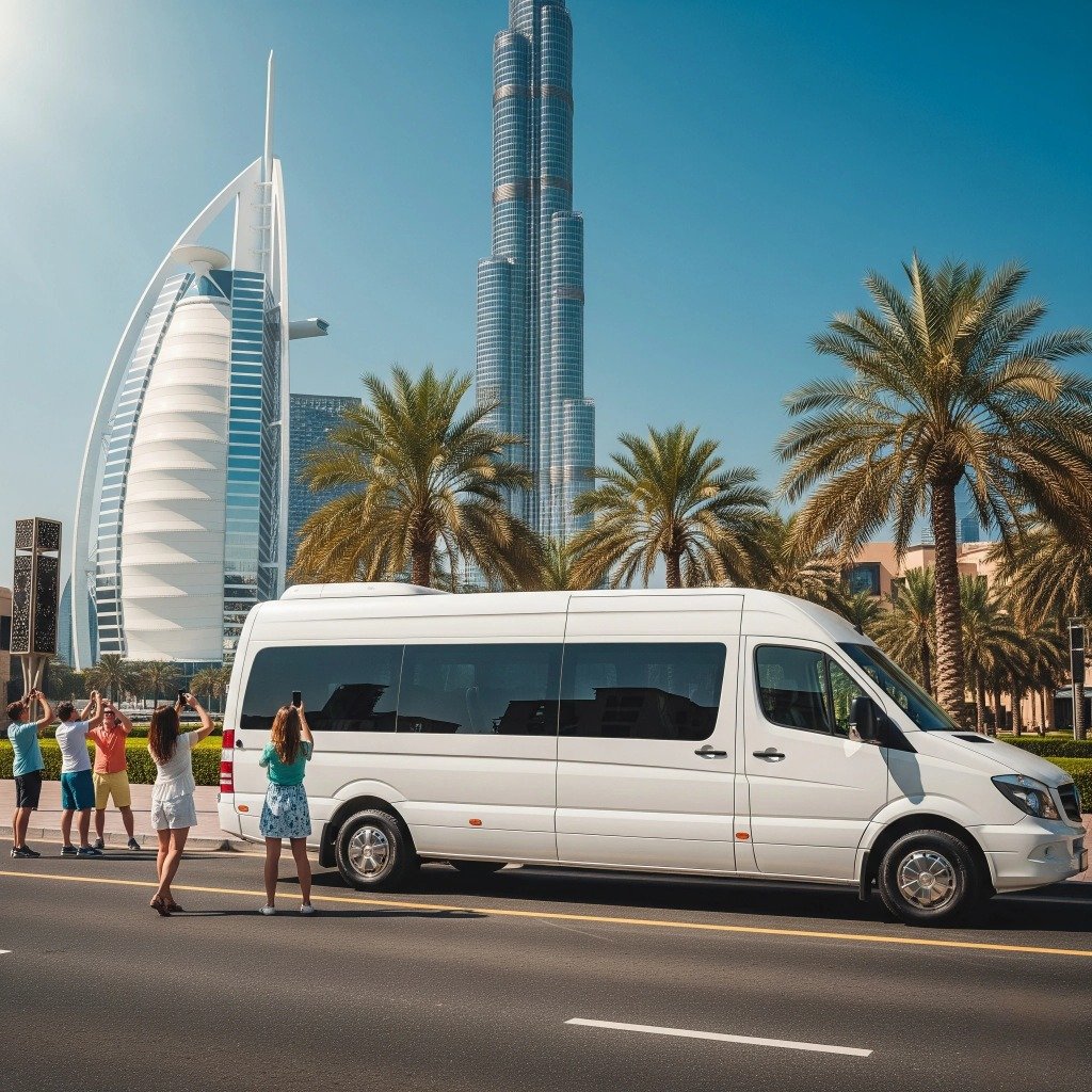 18 Seater Bus Rental with Driver in Dubai gccdrive.com