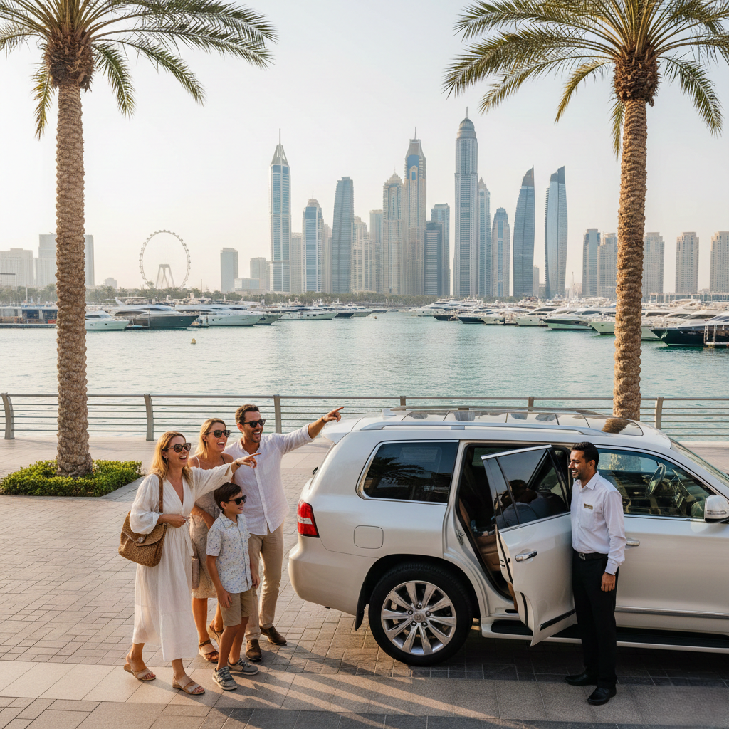 waterfront tours with family suv car & driver