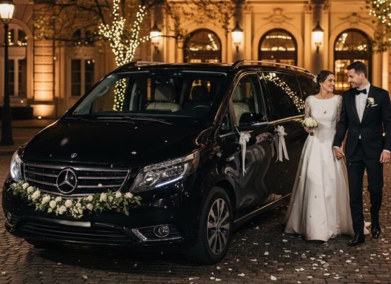 Rent Family & Group Vans in Dubai with Driver for Wedding transfers & Events