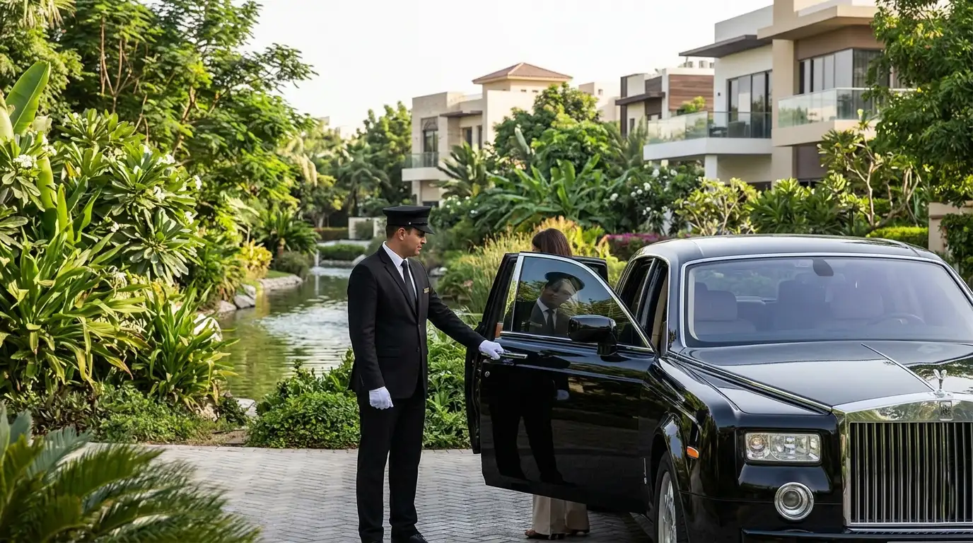 Rent a Car with Driver in Al Barari