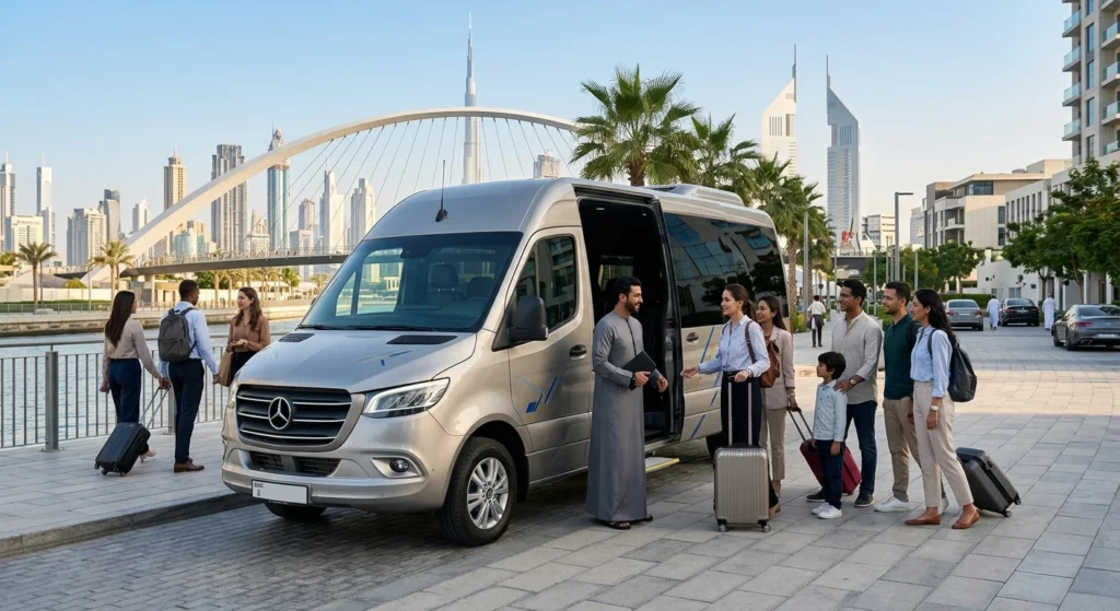 13 Seater Van Rental with Driver in Dubai