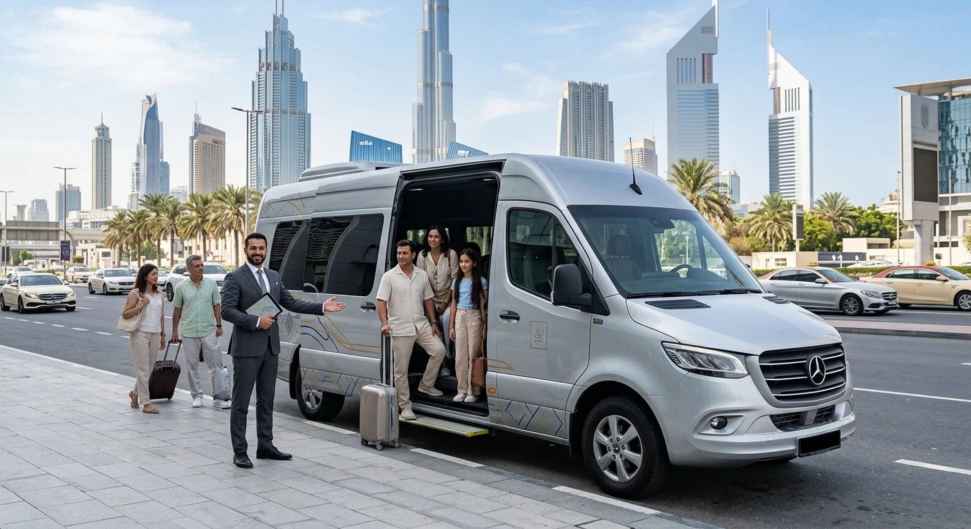 14 Seater Van Rental with Driver in Dubai