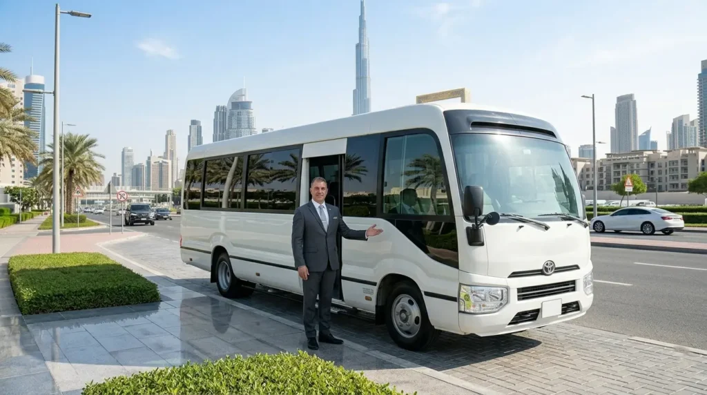 Hire 30 Seater Luxury Bus in Dubai