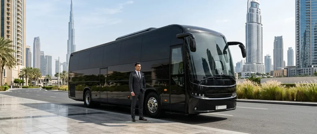 Hire 40 Seater Luxury Bus with Driver in Dubai