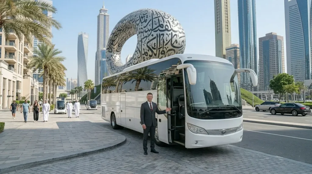 Hire 50 Seater Luxury Bus in Dubai