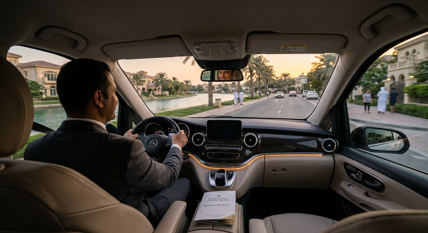 Rent a Car with Driver in Jumeirah Islands