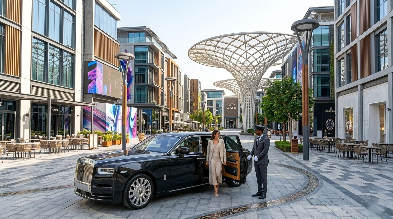 Rent a Car with Driver in City Walk