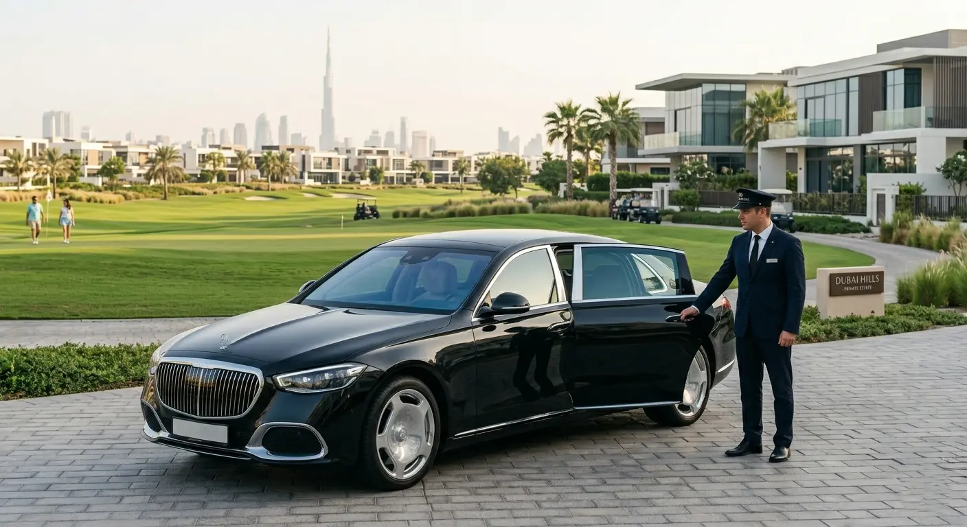 Rent a Car with Driver in Dubai Hills