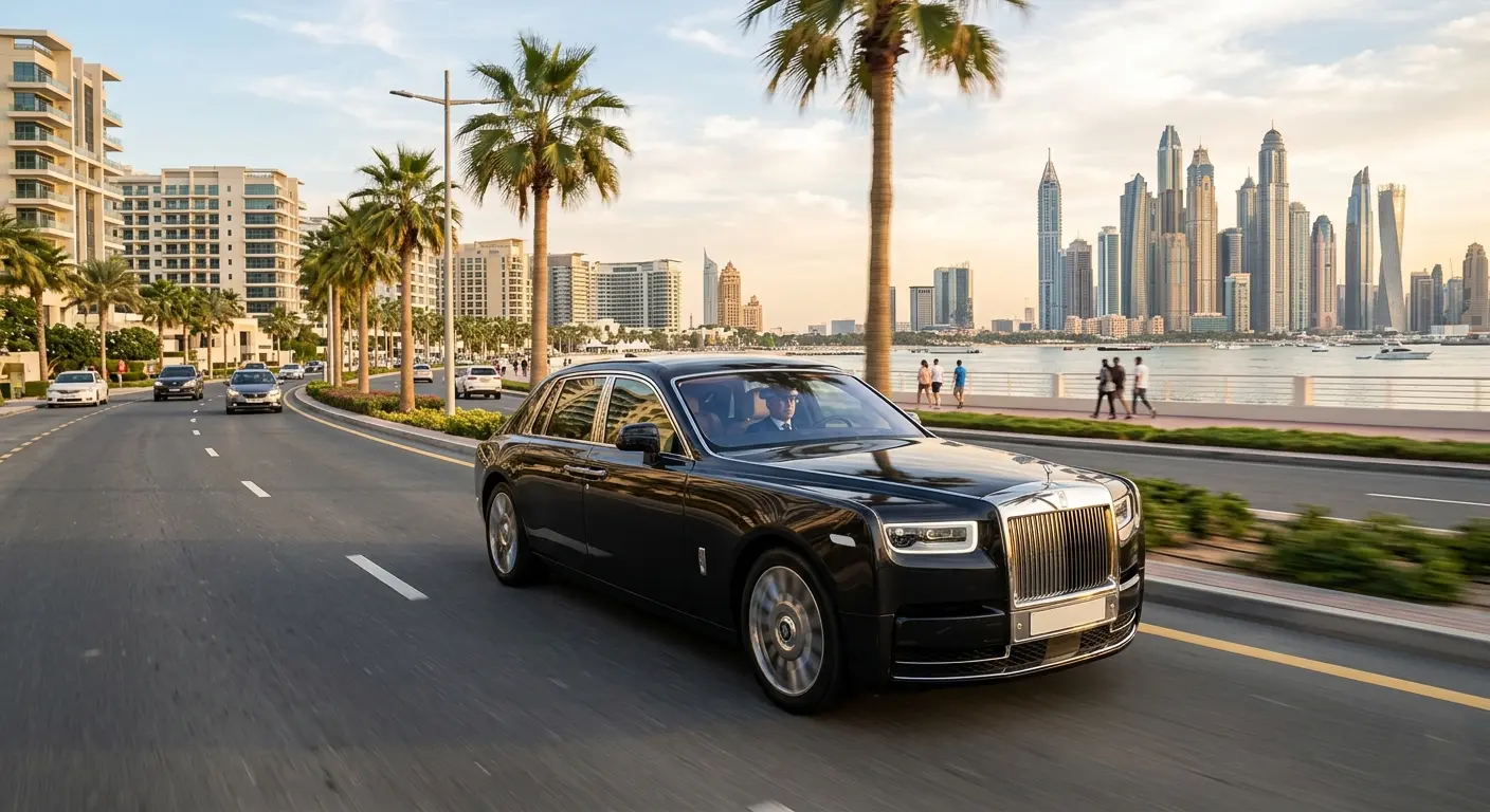 Rent a Car with Driver in Golden Mile