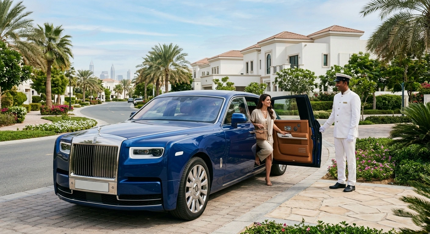 Rent a Car with Driver in Jumeirah Park