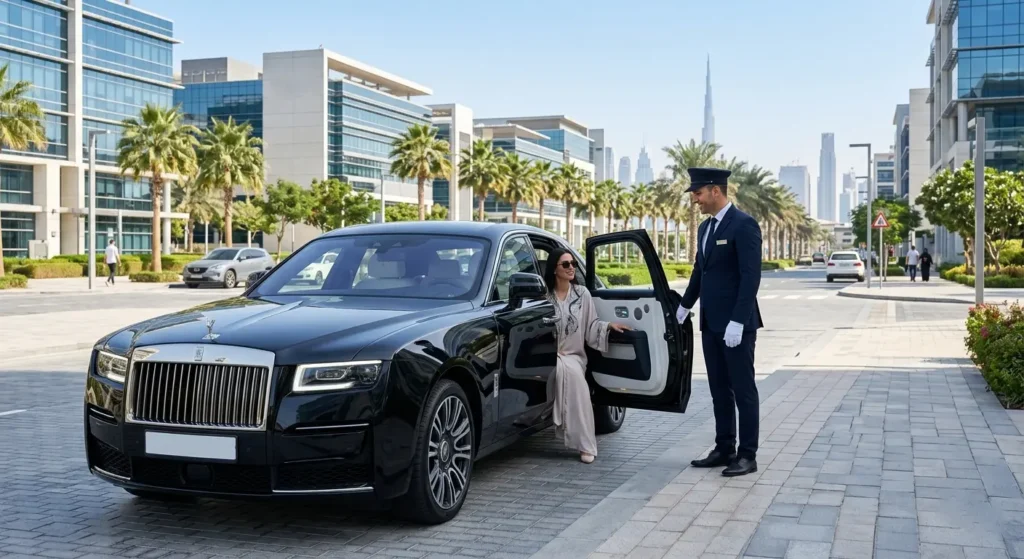 Rent a Car with Driver in Silicon Oasis