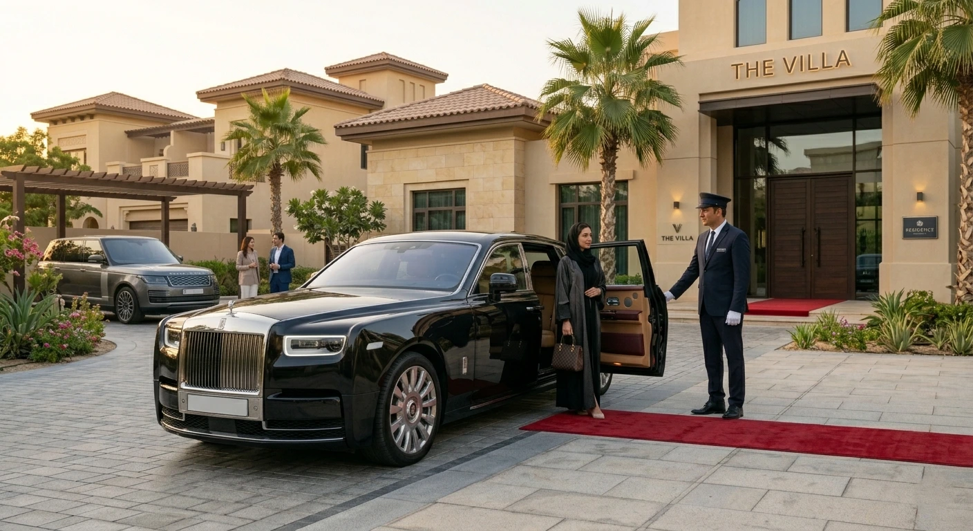 Rent a Car with Driver in The Villa