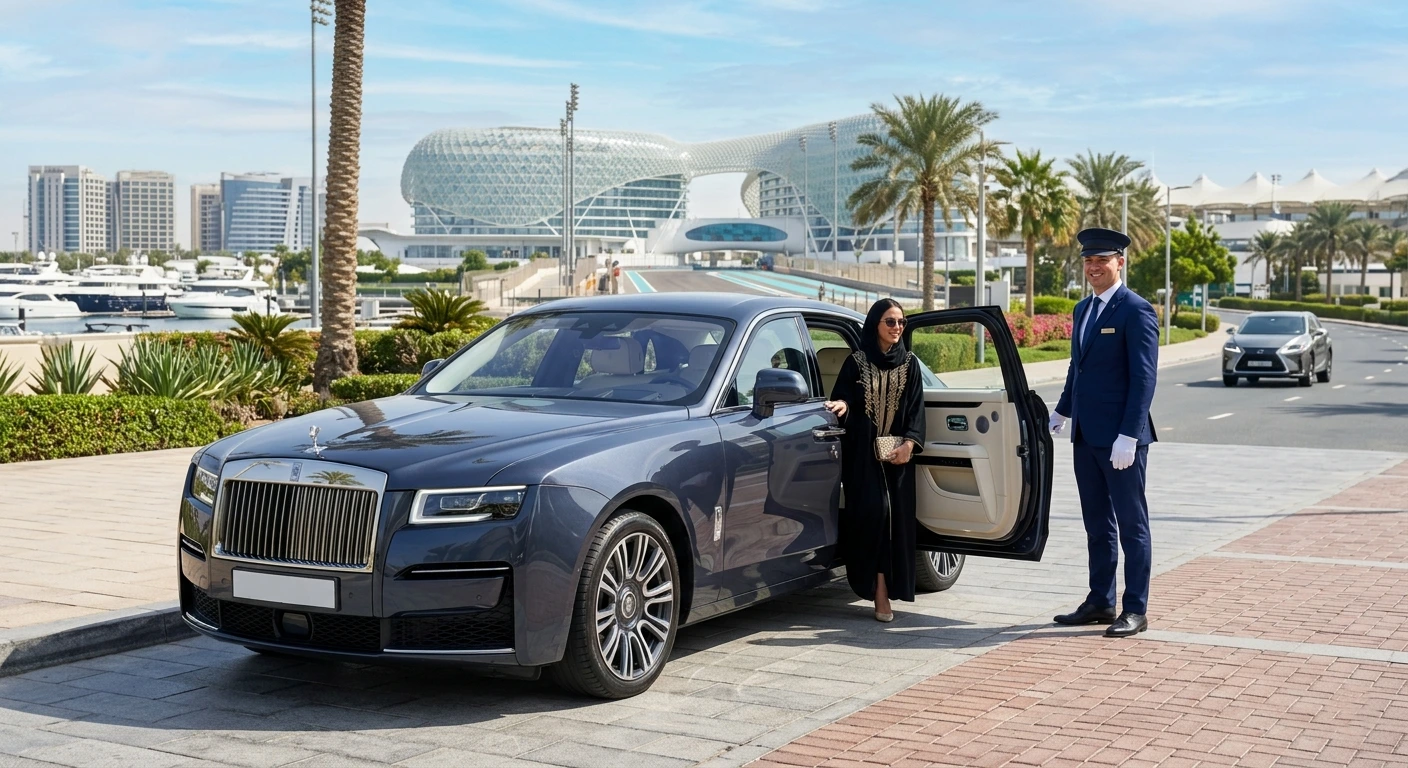 Rent a Car with Driver in Yas Island