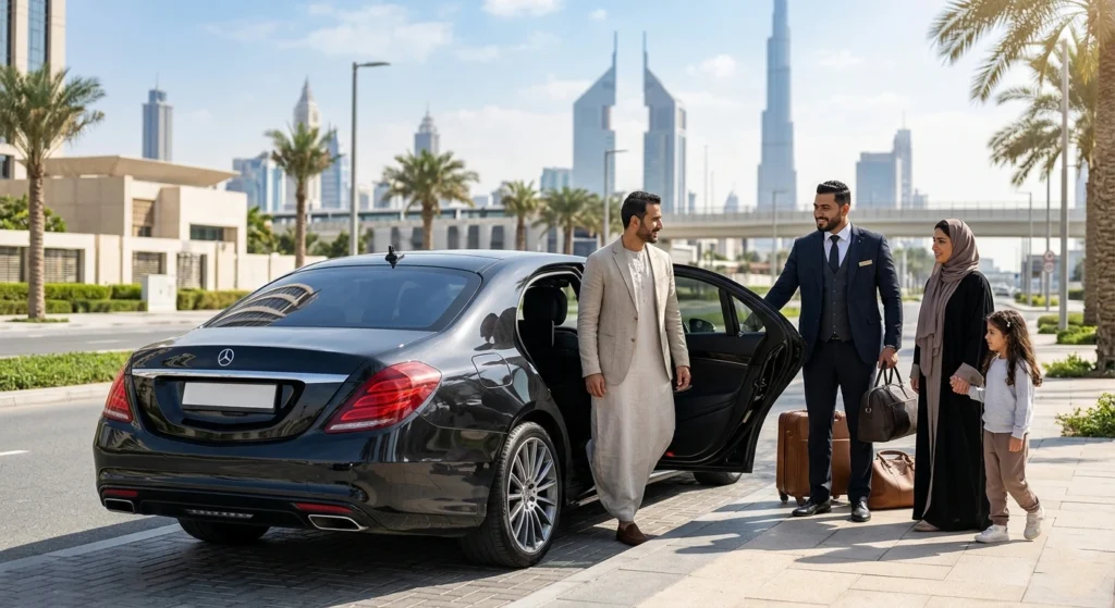 Car rental with driver for Riyadh travelers in UAE