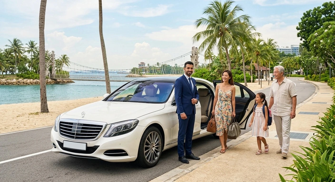 Car rental with driver for Sentosa visitors in UAE