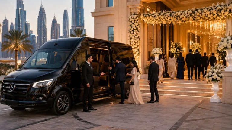 Hire Van Rental Dubai with Driver for Wedding Transfers UAE