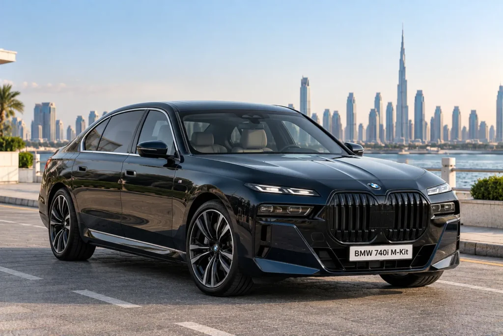 BMW 740i M-Kit by the Waterfront