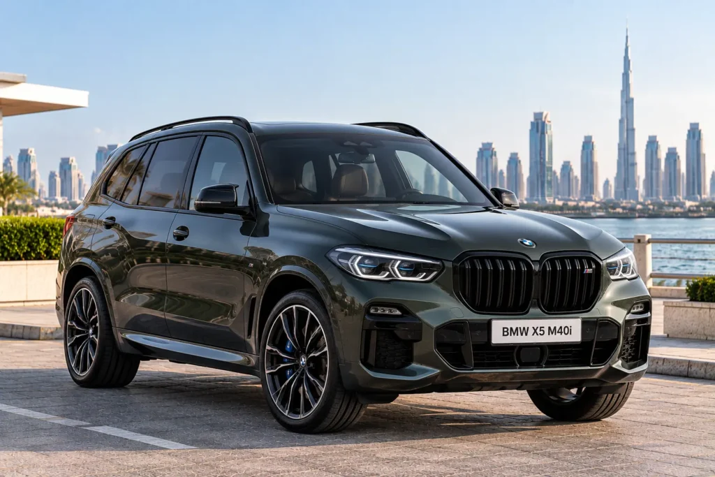 BMW X5 M40i by the Dubai Waterfront
