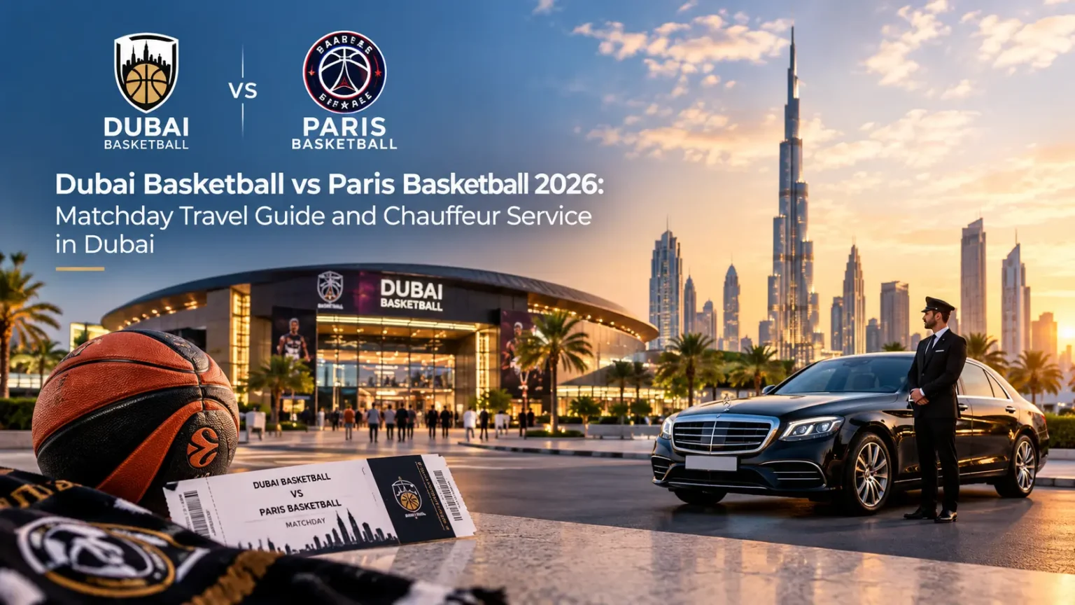 Dubai Basketball vs Paris Basketball 2026: Matchday Travel Guide and Chauffeur Service in Dubai