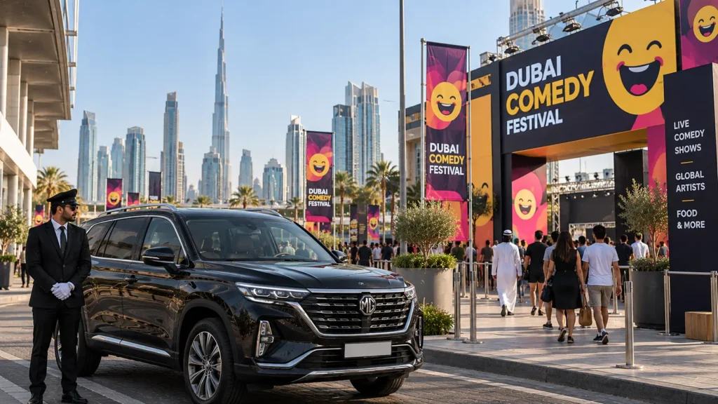 Dubai Comedy Festival Arrival